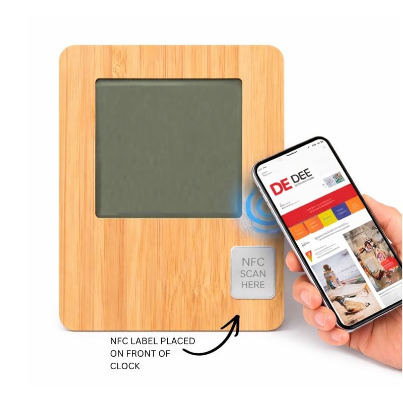 Bamboo Desk Clock